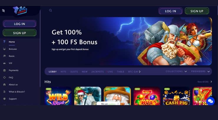 7bit Casino: Start Playing with 100 Free Spins